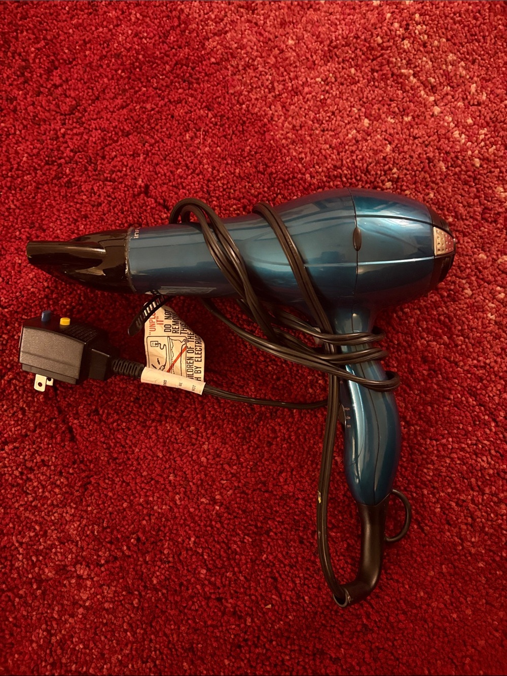 Blue Hair Dryer - Styling Hair Dryer